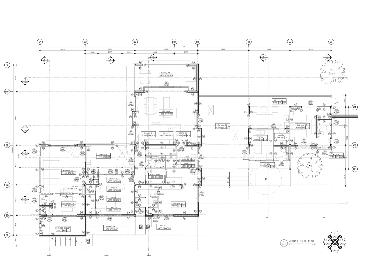 Baan Kun Kanit — Ground Floor Plan