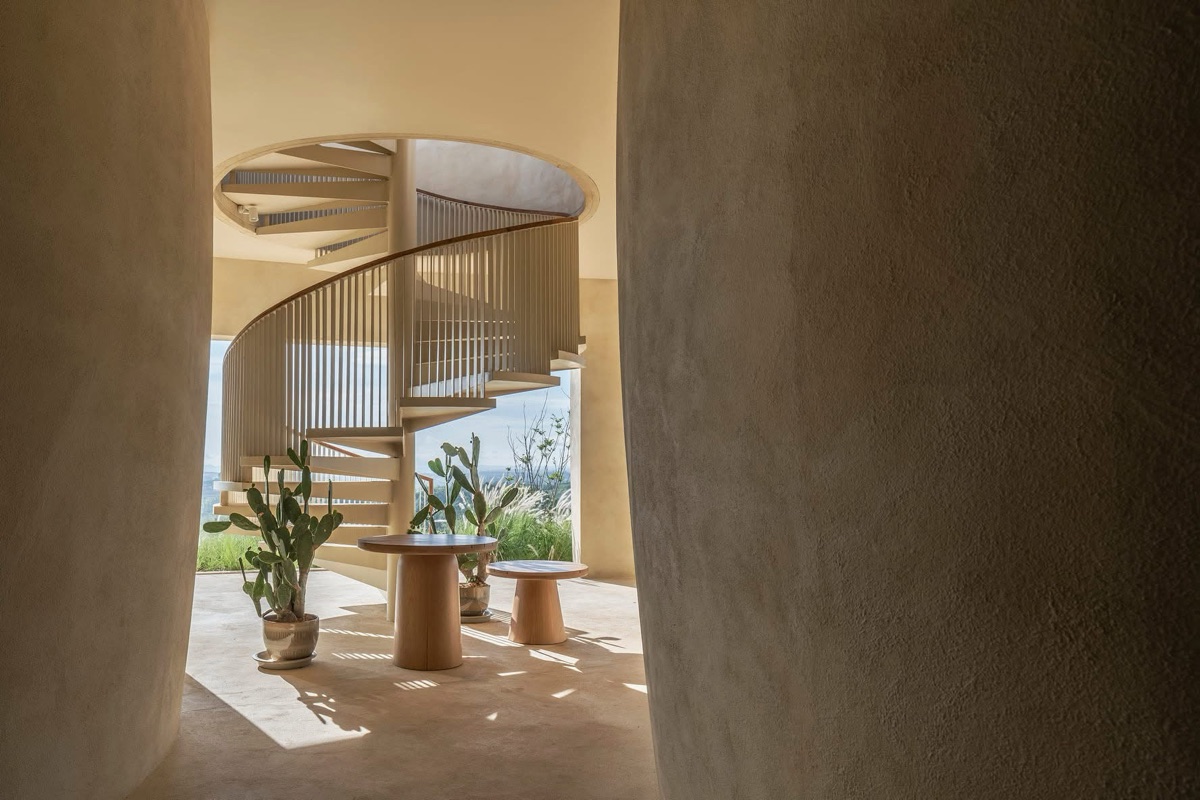 Sala Khaoyai — Spiral Staircase